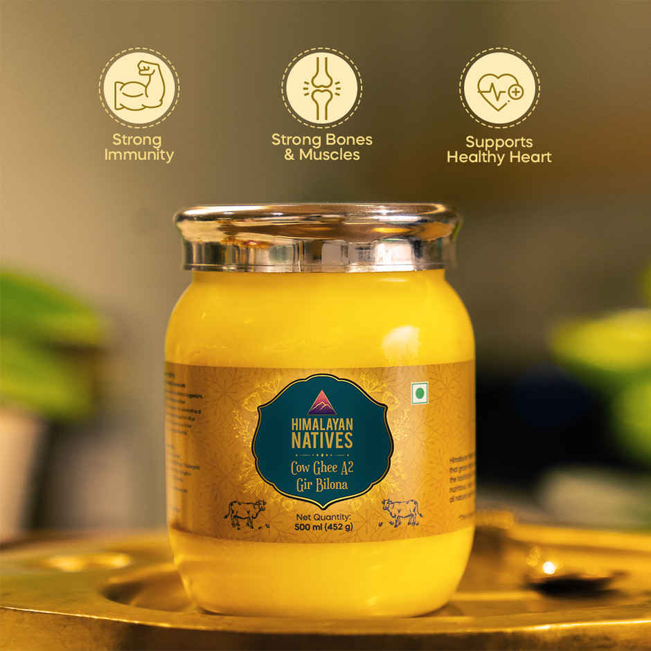 Himalayan Natives A2 Gir cow Bilona Ghee