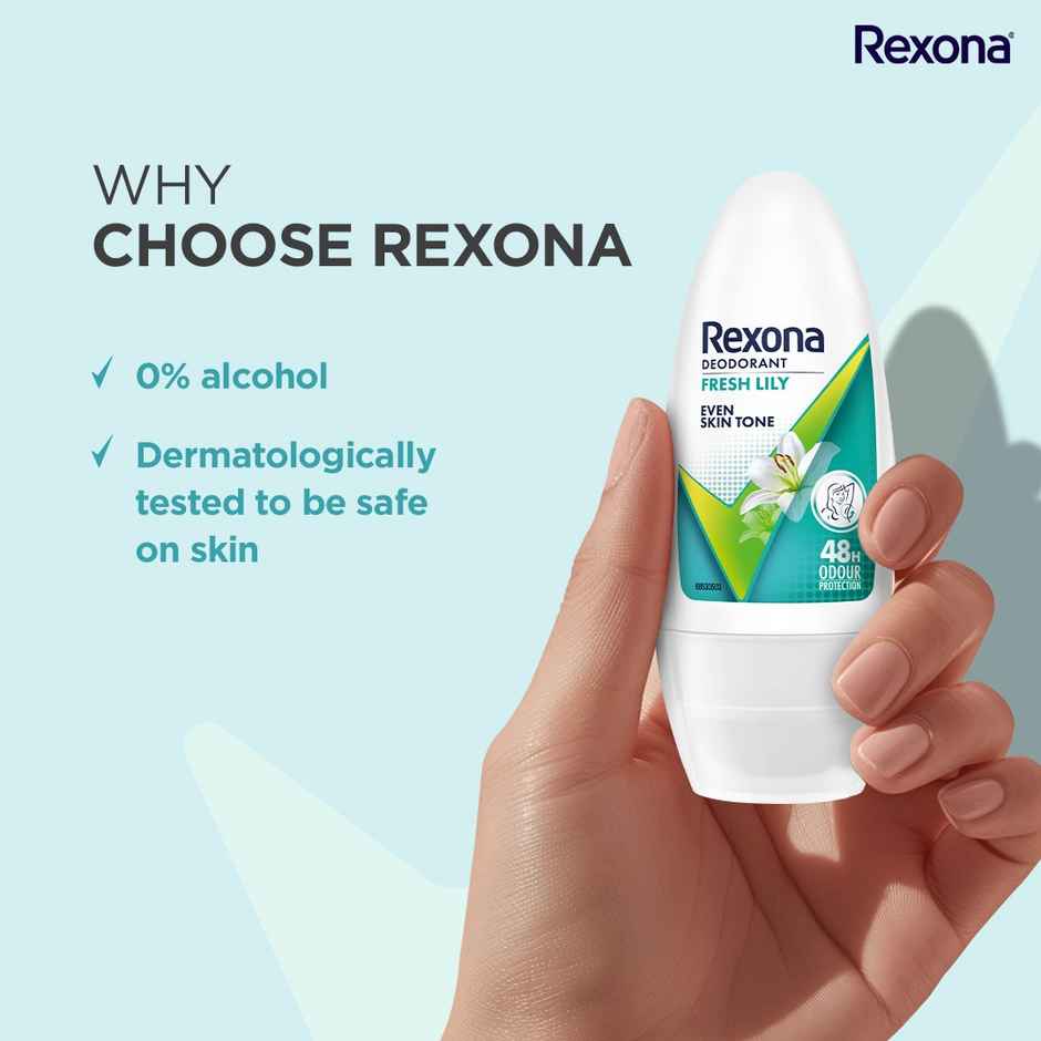 Rexona Underarm Roll-On Deodorant - Fresh Lily