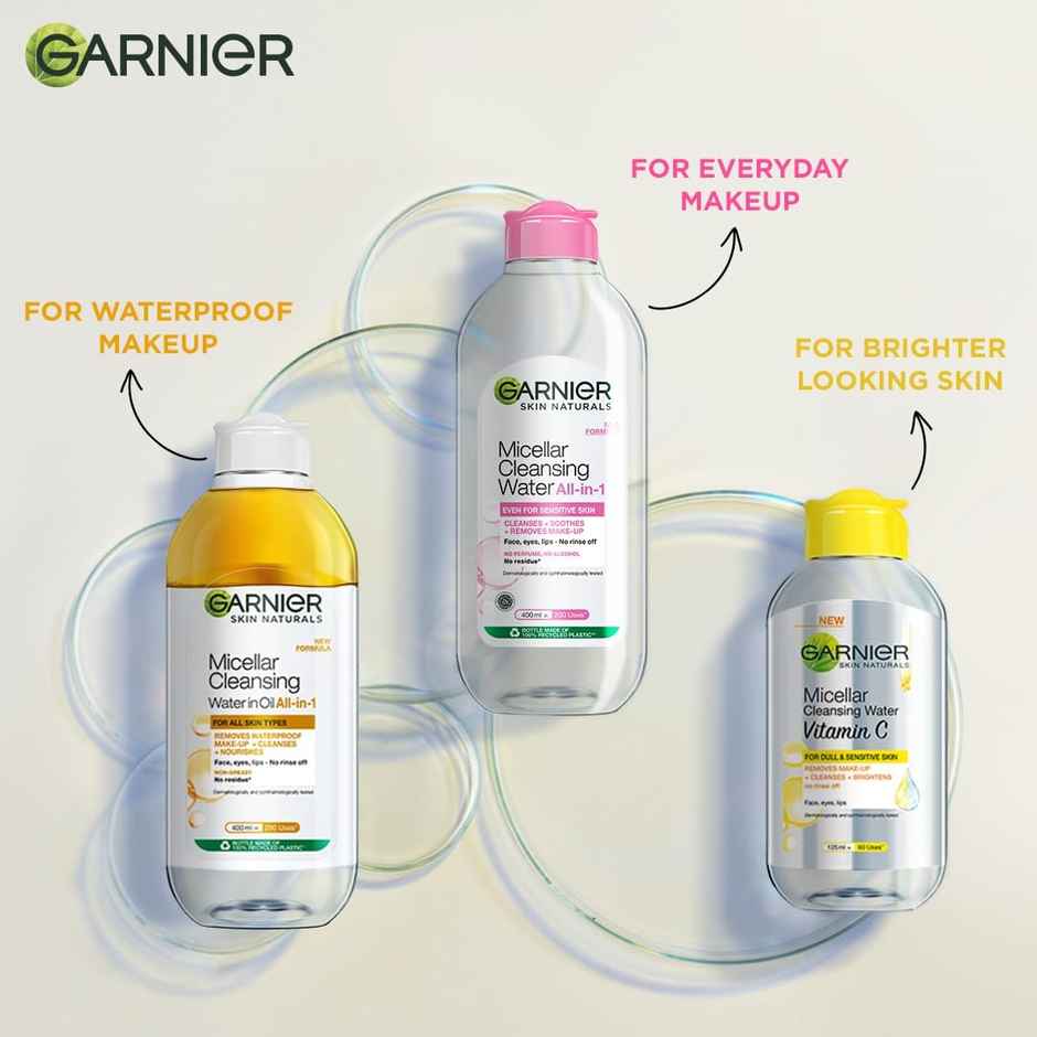 Garnier Skin Naturals | Cleansing Water | Hydrating And Soothing | Micellar Cleansing Water
