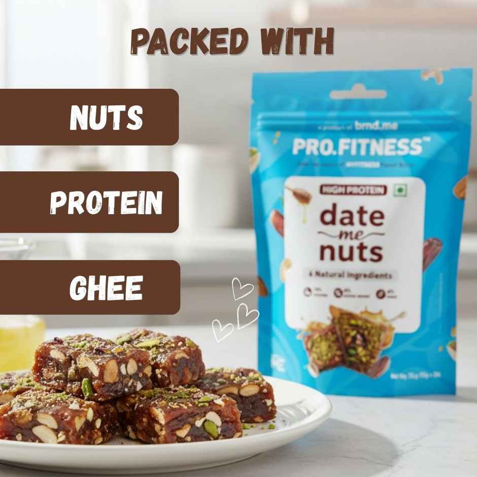 PRO.FITNESS Date Me Nuts - Dates | Almonds | Cashews | Pistachios | Honey