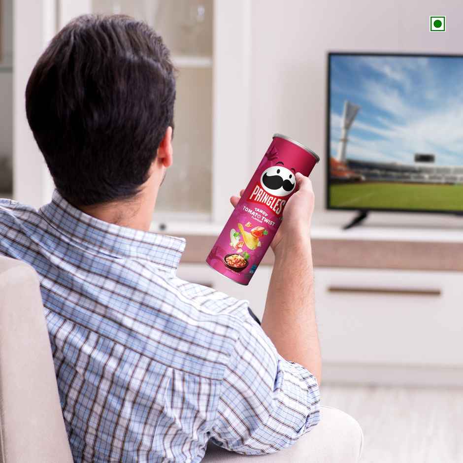 Pringles Potato Chips Tangy Tomato Twist Flavour