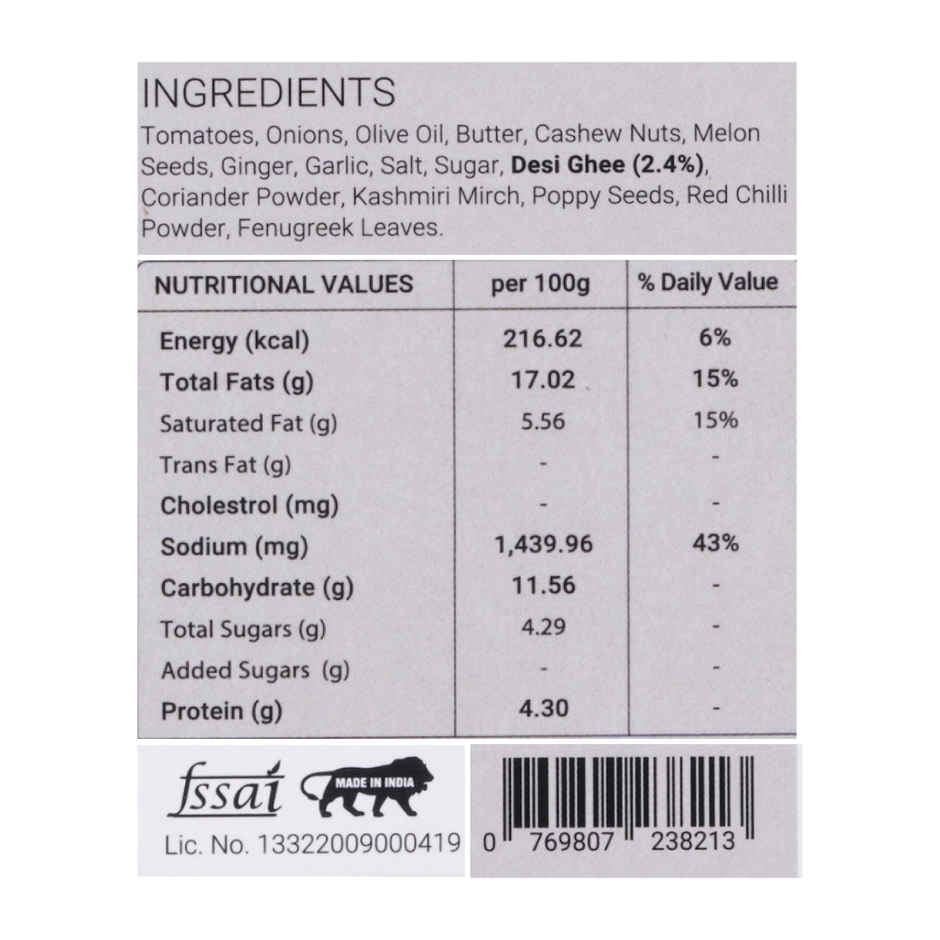 Curryit Paneer And Chicken Butter Masala