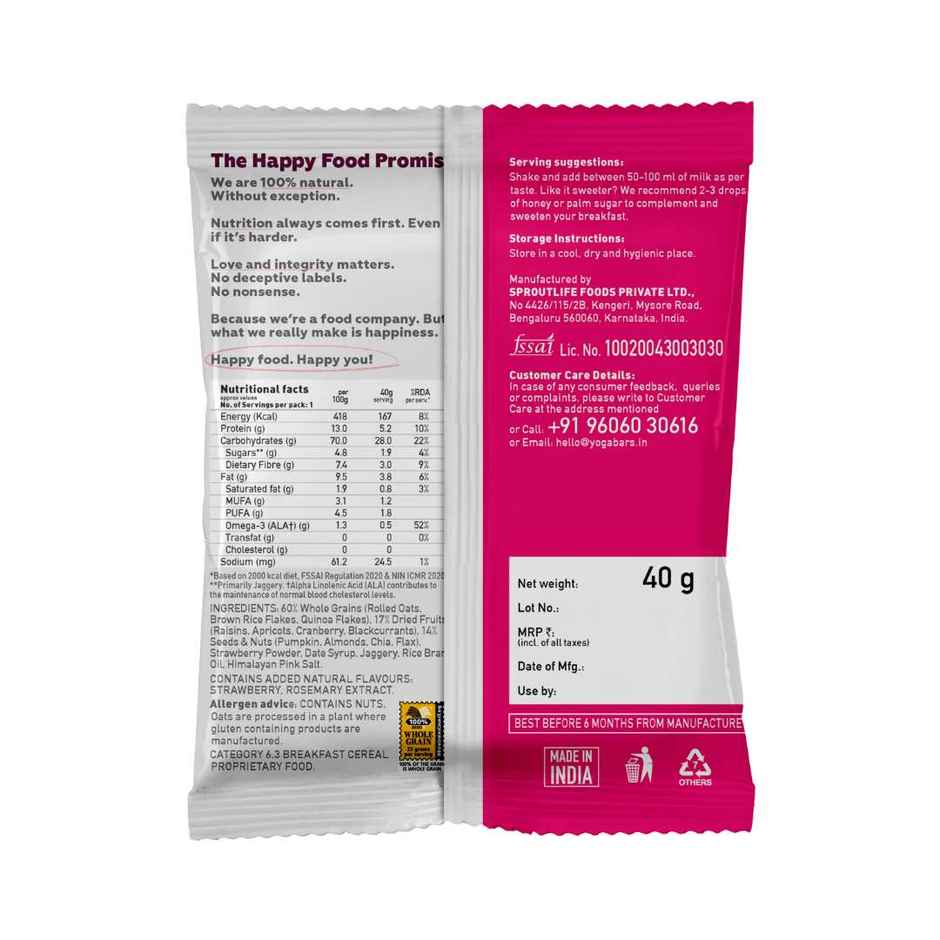 Yoga Bar Dark Chocolate + Cranberry & Fruit + Nuts & Seeds Muesli