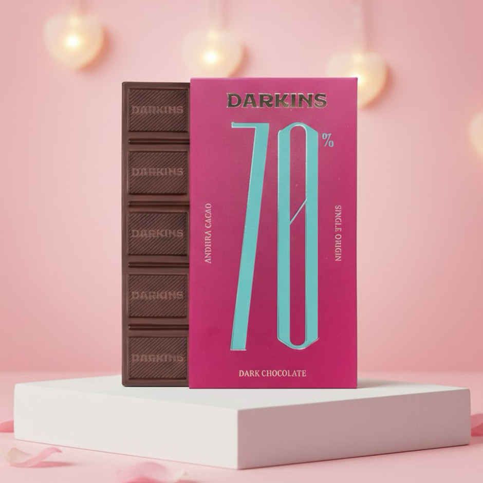 Darkins 70% Single Origin Dark Chocolate - Andhra Pradesh