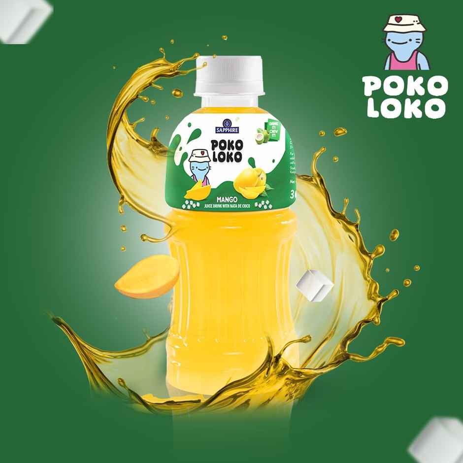 Sapphire Poko Loko Mango Nata Drink