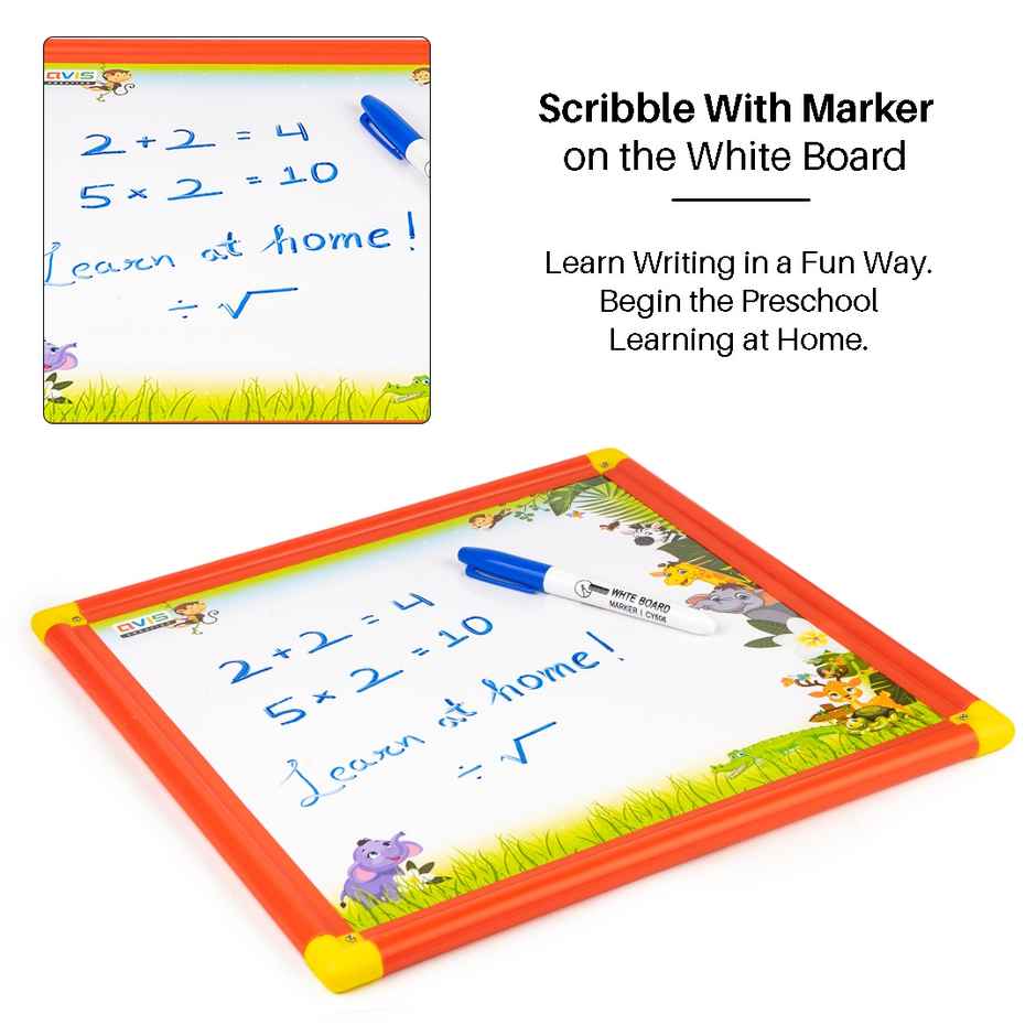 Ratna's Scribble Slate Junior| Slate & Chalk | Assorted