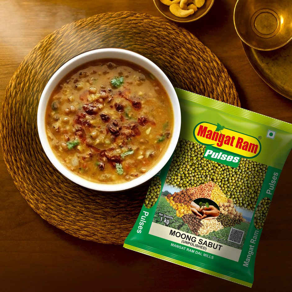 Mangat Ram Unpolished Moong Sabut