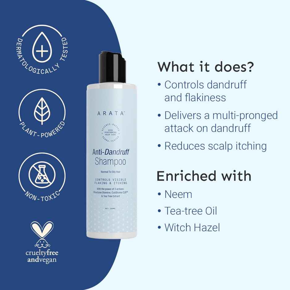 Arata Anti-Dandruff Shampoo (Normal-Oily Hair)