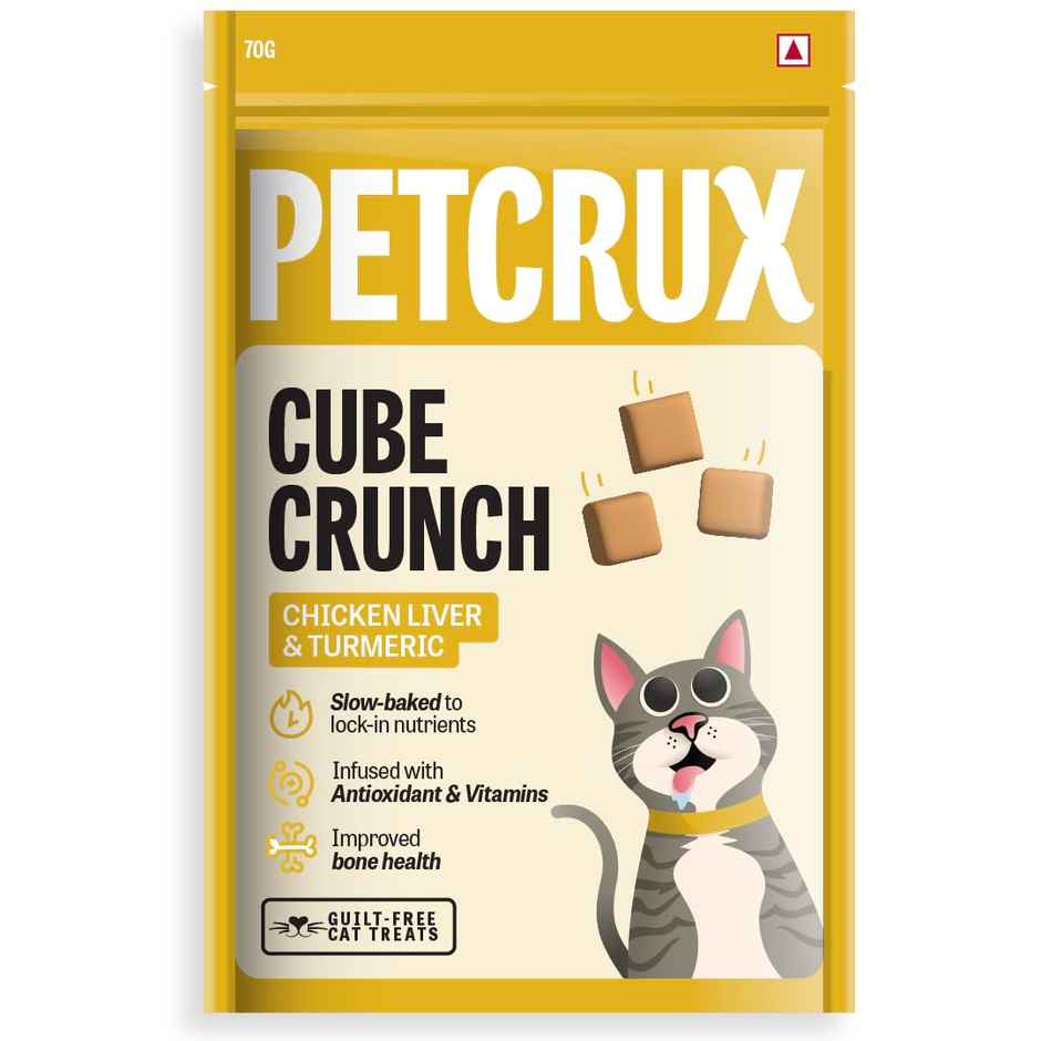 Petcrux Chicken Liver Bits With Turmeric Cat Treats