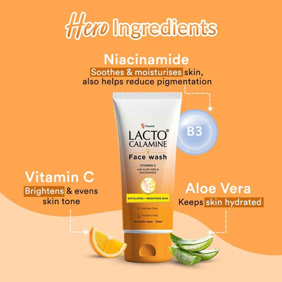 Lacto Calamine Vitamin C Facewash