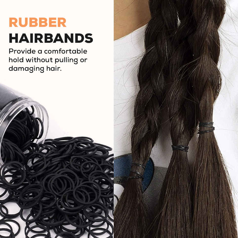 Multibrite Small Elastic Hair Ties | Black