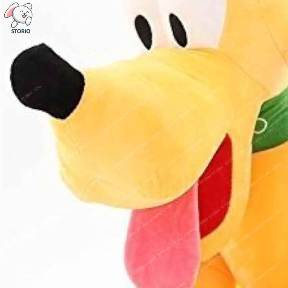 Storio Pluto Sitting Plush Soft Toy Cute Kids Animal Home Decor Boys/Girls - 30 cm