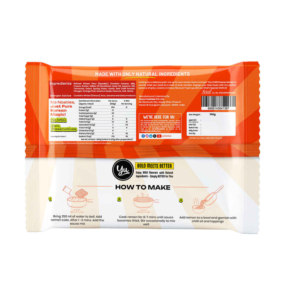 Yu Chilli Cheese - Korean Ramen Noodles