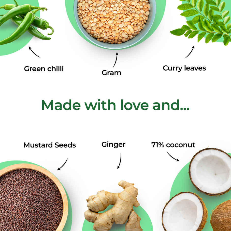 Khetika Coconut Chutney (120g) & Khetika Peanut Chutney (120g) Combo