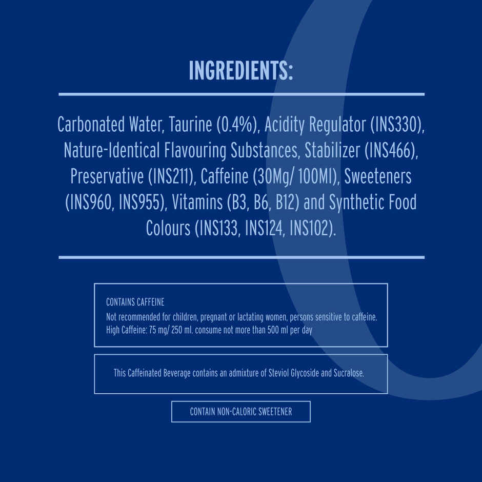 Zyro by Karan Aujla Energy Drink | Zero Sugar| Blue Bolt