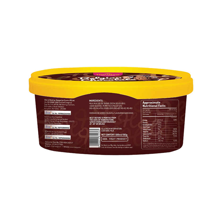 Hangyo Belgian Chocolate | Tub | Premium Chocolate Treat