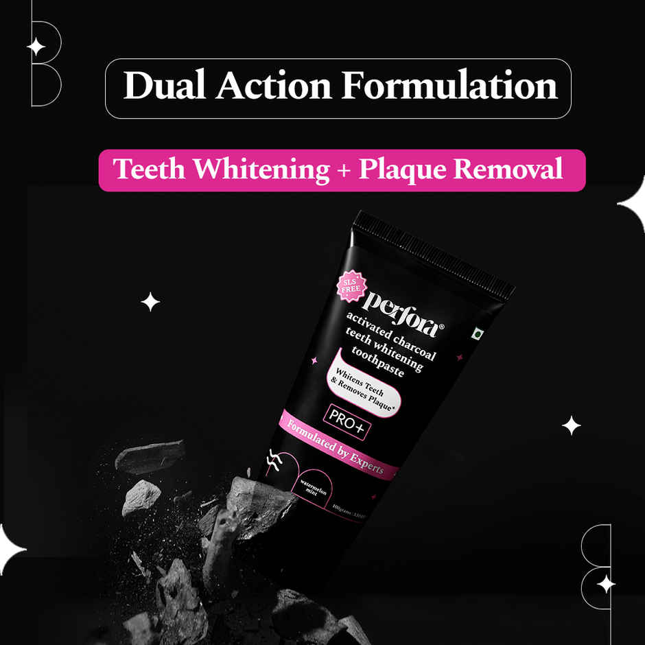 Perfora Activated Charcoal Whitening Toothpaste