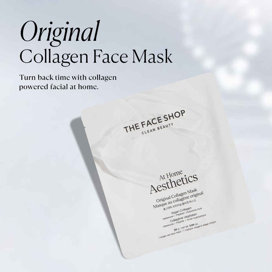 The Face Shop Original Collagen Face Mask with Vegan Collagen & Peptide Complex