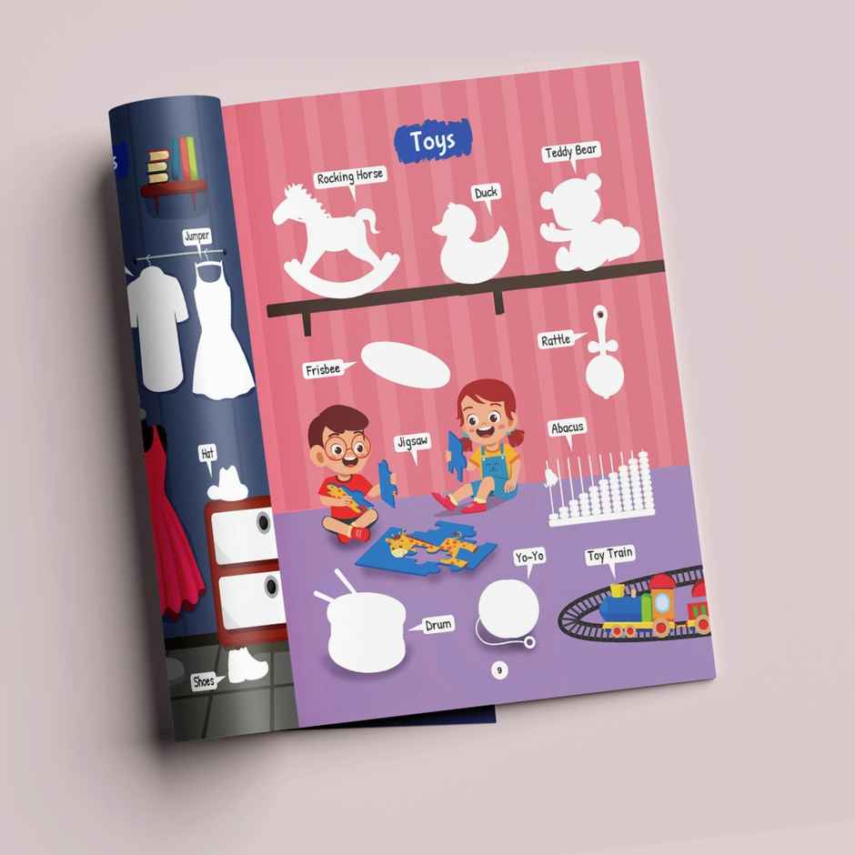 My First Sticker Book | Words | Activity Book for Kids | Stickers for Children | Age 3+ Years