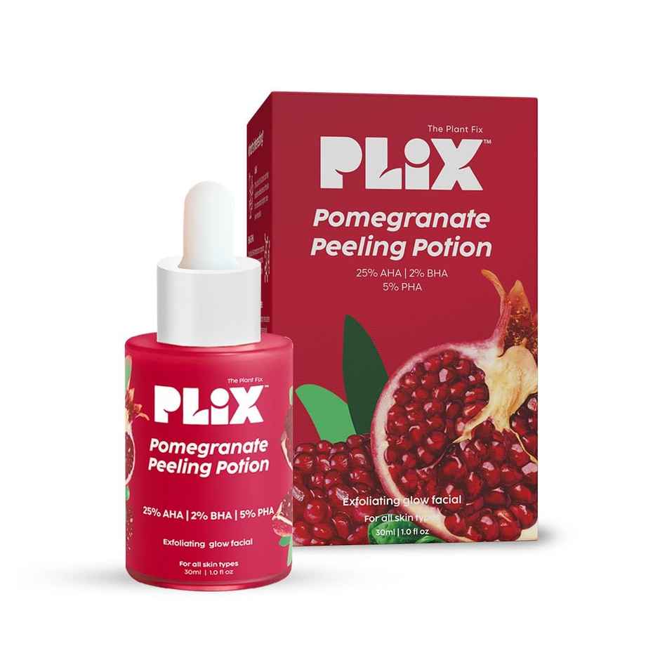 Plix The Plant Fix Pomegranate Peeling Potion With 25% AHA+ 2% BHA + 5% PHA
