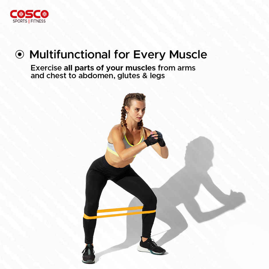Cosco Stretch Resistance Band| Set Of 5|Made In India