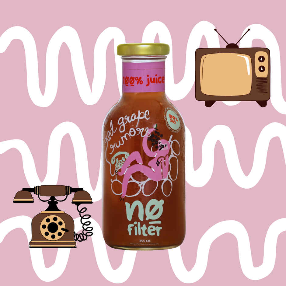 No filter Real Red Grape Juice