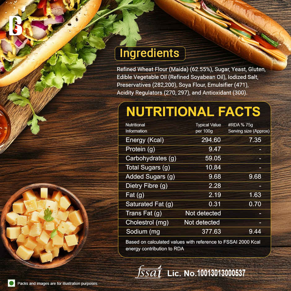 Baker's Loaf No Palm Oil Hot Dog by Harvest Gold