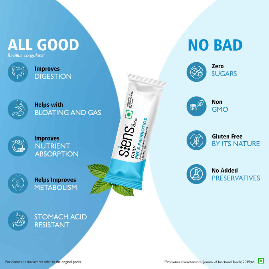 Siens By Dabur Daily Pre & Probiotics For Gut Health