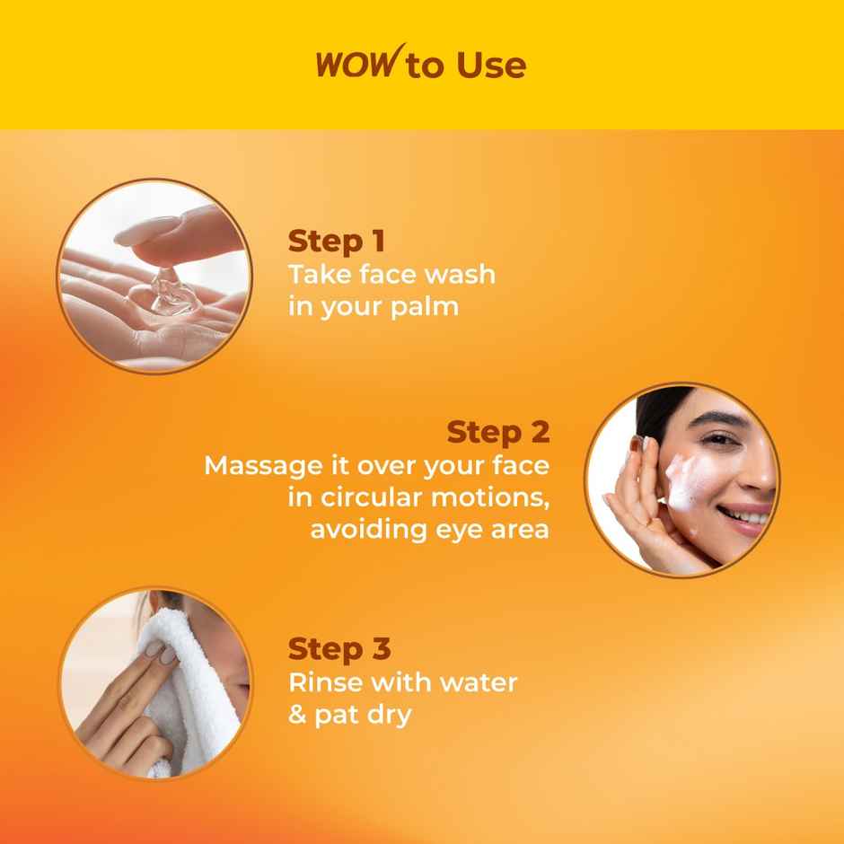 Wow Skin Science Ubtan Face Wash Tube