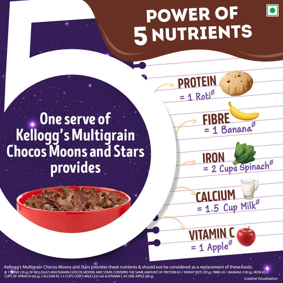 Kellogg's Multigrain Chocos Moons & Stars