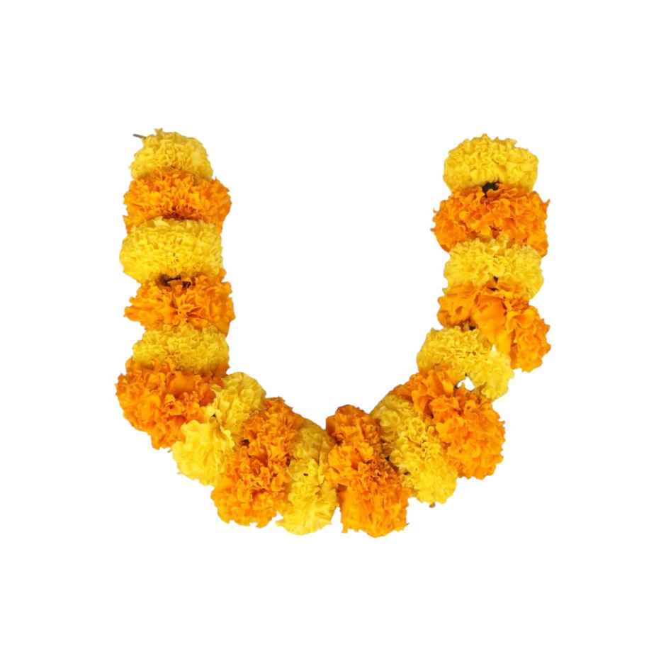 Fresh Marigold Flower String Combo