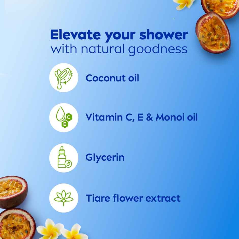 Nivea Shower Gel Passion Fruit And Monoi Oil