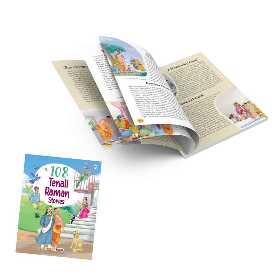 Story Book for Kids - 108 Tenali Raman Stories (Illustrated)