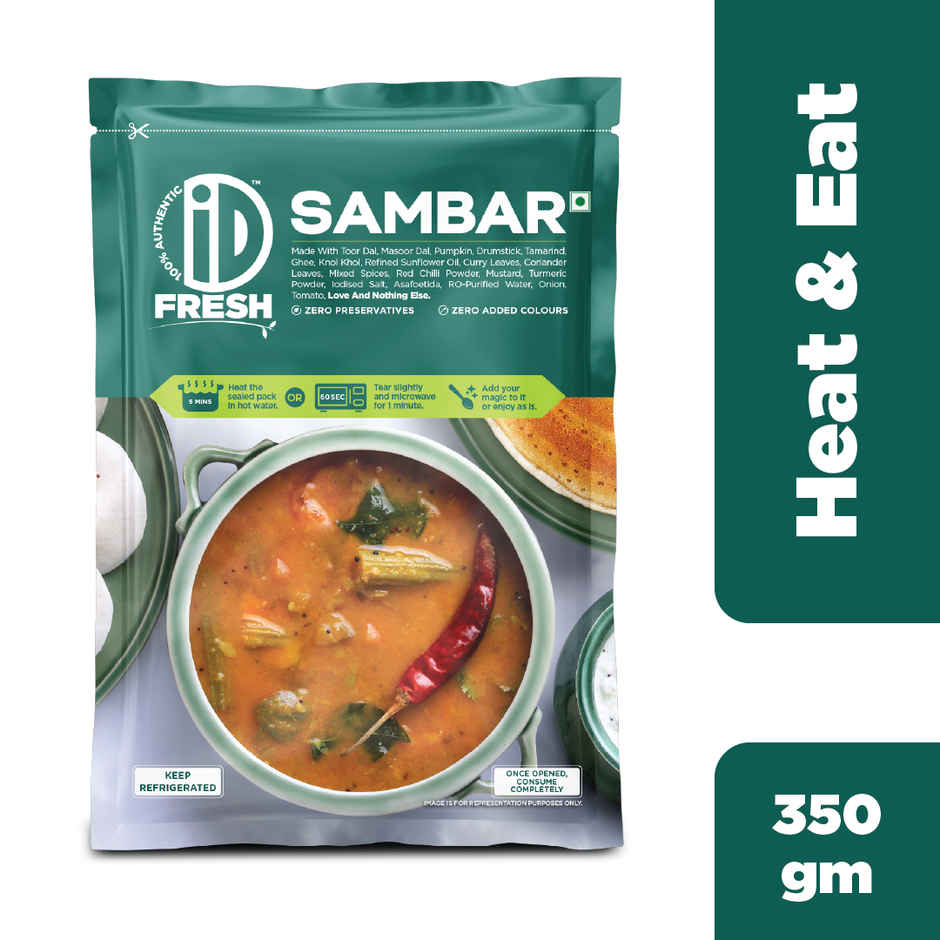 Id Fresh Idli & Dosa Batter (2kg) & Id Fresh Liquid Sambar (Heat & Eat) (350g) Combo