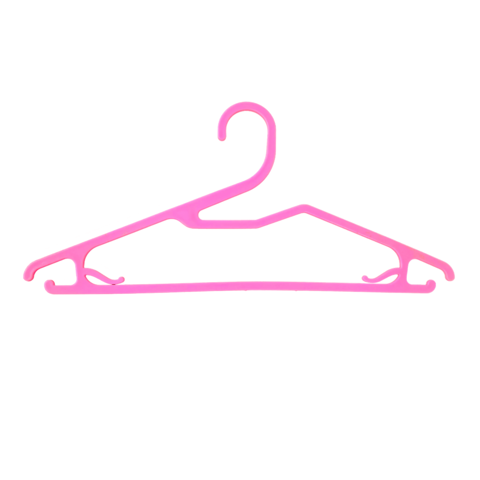 Sinco Super Plastic Cloth Hanger - Pack of 3 pcs - Pink