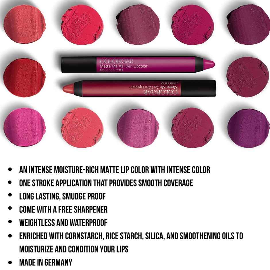 Colorbar Matte Me As I Am Lip Color New-Jinks-[004]