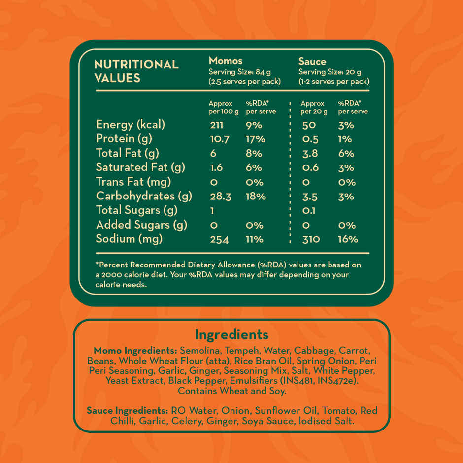 Hello Tempayy Classic High Protein Veg Momos (230g) & Hello Tempayy Masala High Protein Veg Momos  (230g) & Hello Tempayy Peri Peri High Protein Veg Momos (230g) Combo