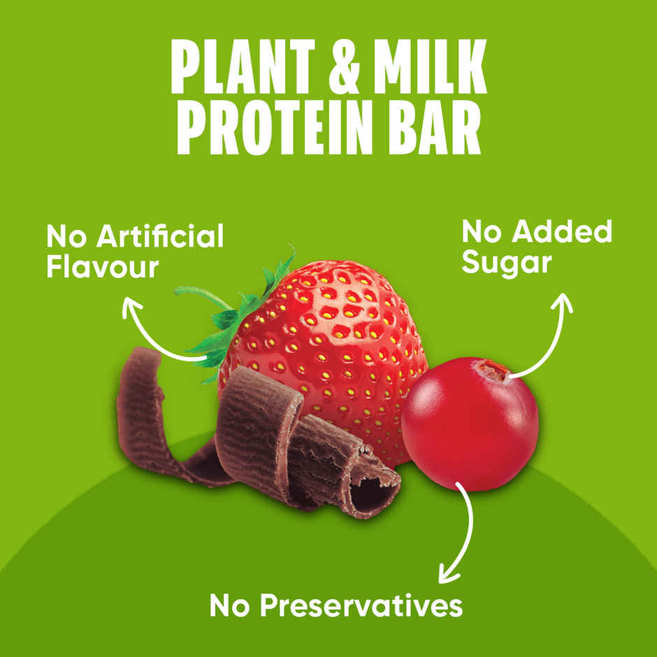 Britannia BeYou 10g Protein Bar Choco Berries| No Added Sugar| 10.8% Prebiotics| High Fibre