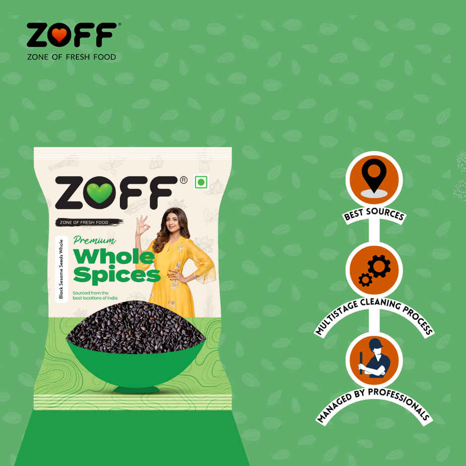 ZOFF Black Til - Black Sesame Seeds Combo 
