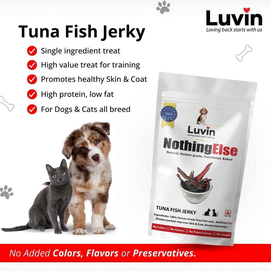 Luvin Nothing Else Tuna Jerky Treats For Dogs And Cats