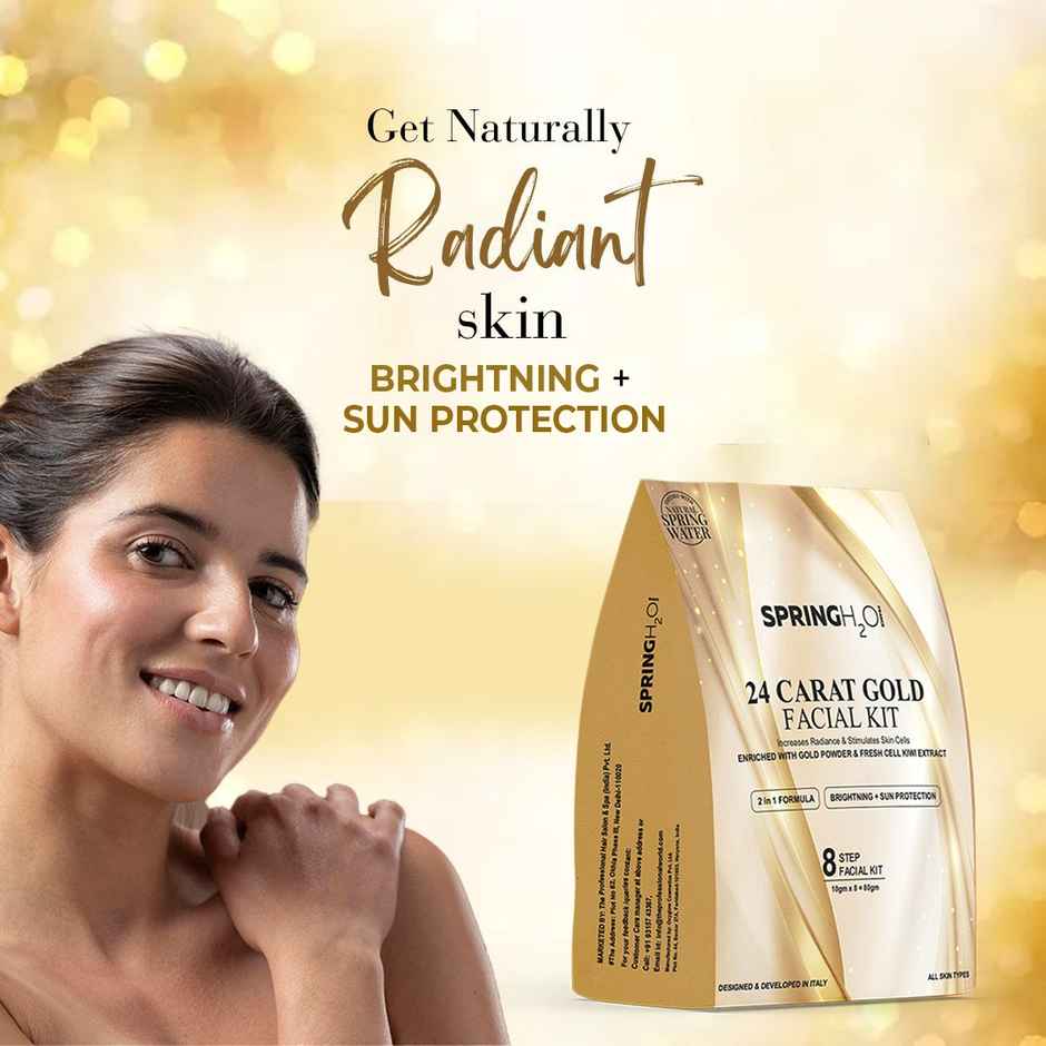 Spring H2O 24 Carat Gold Facial Kit With Magic Glow Skin