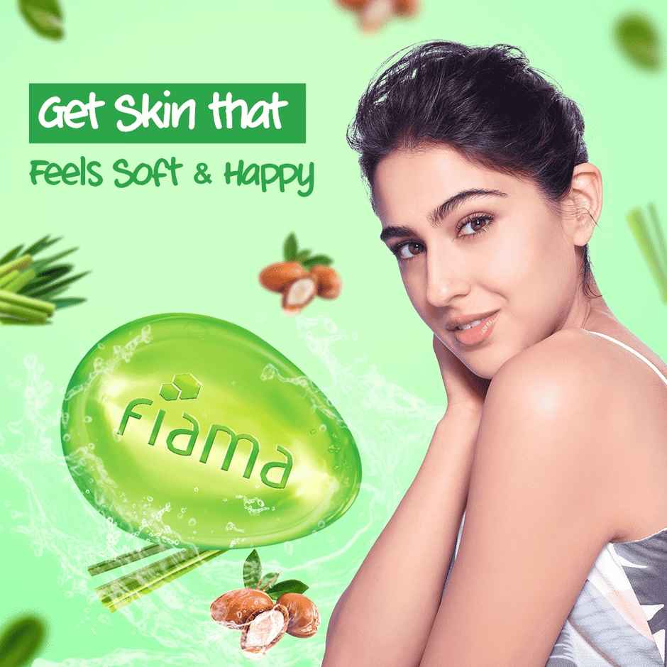 Fiama Gel Bar Lemongrass And Jojoba, with Skin Conditioners for Smooth Skin