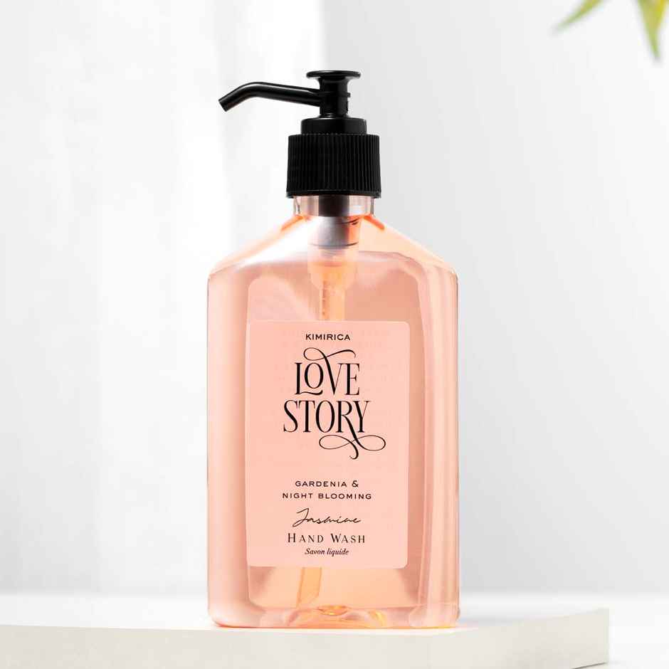 Kimirica Love Story Hand Wash | Gentle Cleanser with Jasmine & Gardenia | Soft, Fragrant Hands