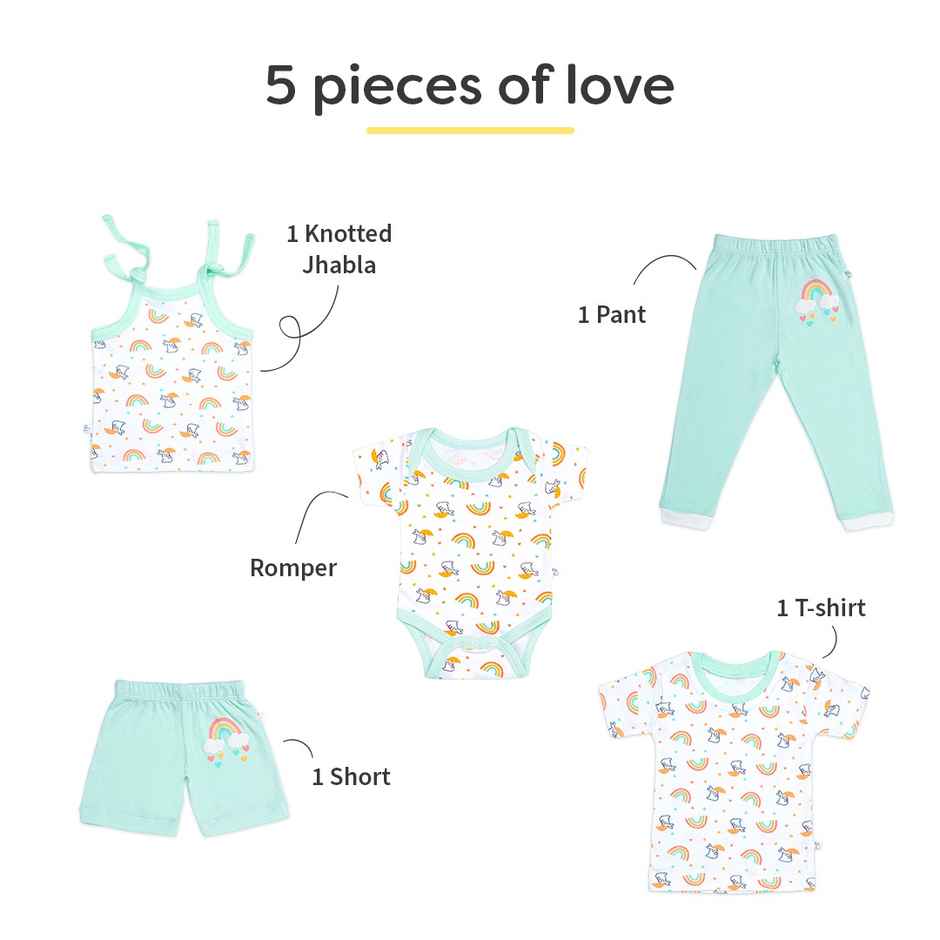 SuperBottoms Pure Love Gift Set For Newborn (0-6 Months) Boys & Girls