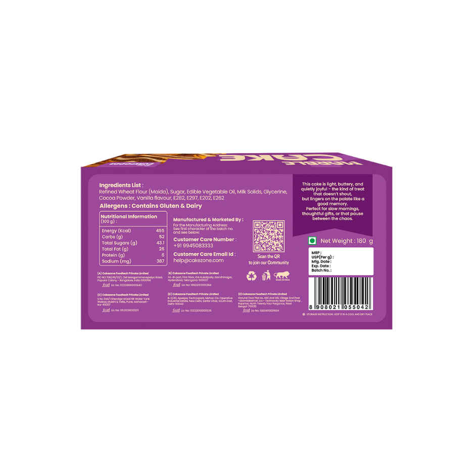 Cakezone Marble Teacake Combo 