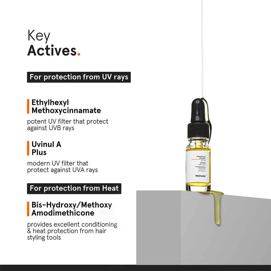 Minimalist Anti-Frizz SPF 30 Mini Hair Serum
