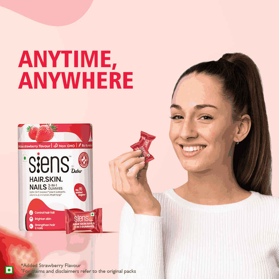 Siens By Dabur Hair, Skin & Nails (3 In 1 Gummies)