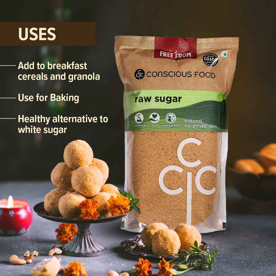 Conscious Food Unrefined Organic Raw Sugar