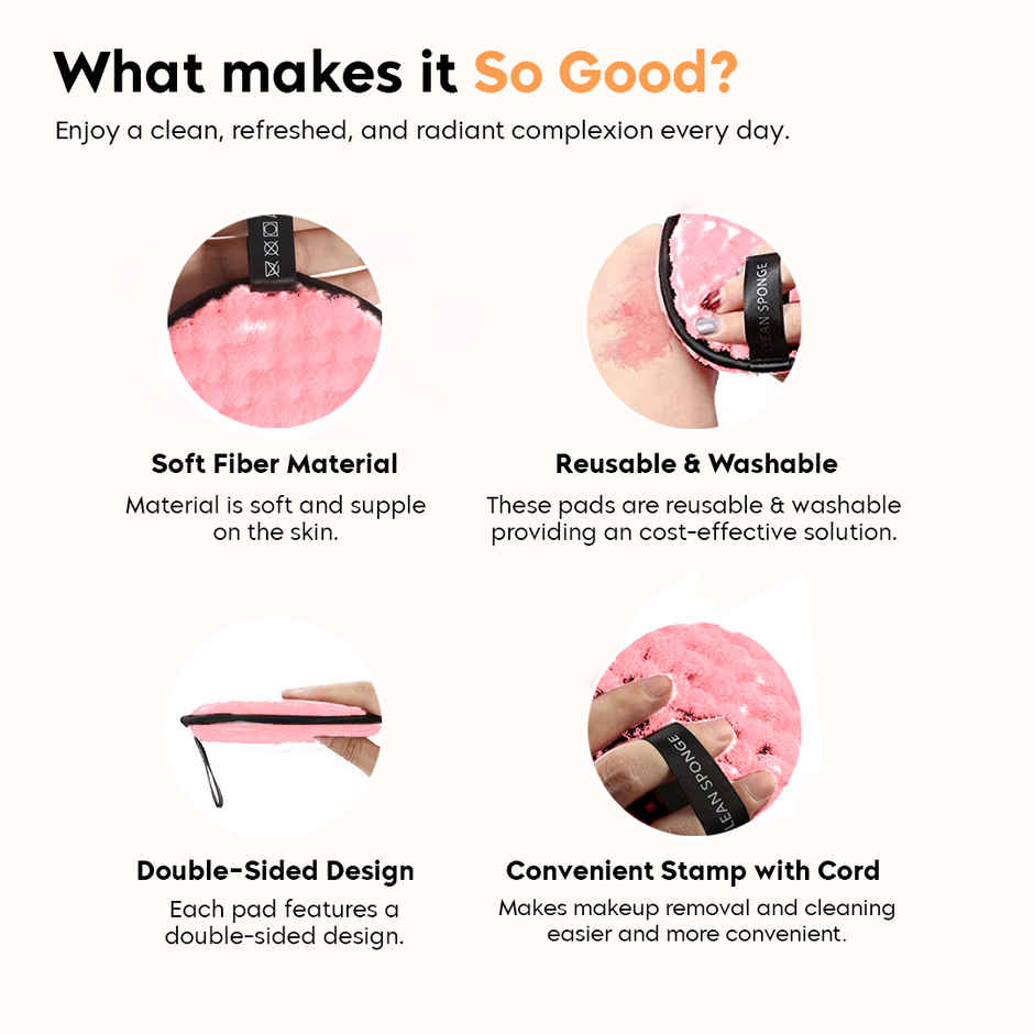Gleva Reusable Cleansing Makeup Remover Pad