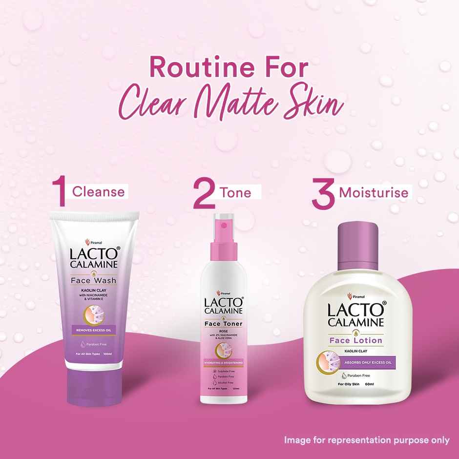 Lacto Calamine Rose Water Toner For Glowing Skin Gulab Jal Face Toner